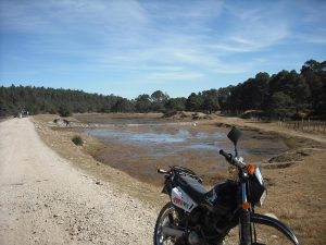 Una laguna adelante de Mil Diez