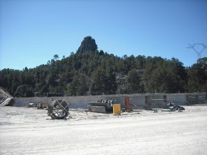 Paisaje alterado en La Pirámide