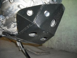 Skid plate al detalle