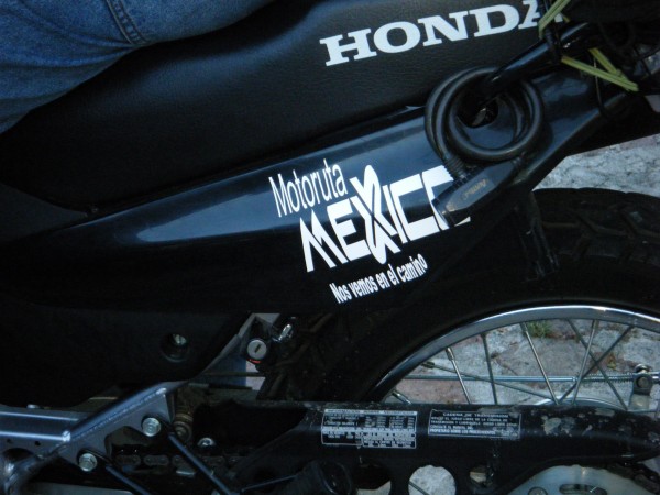 El logo en XR 125 de Almigthy