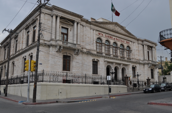 En el centro histórico de Saltillo.