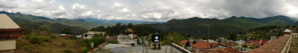 Panorámica: Vista desde la explanada de la parroquia