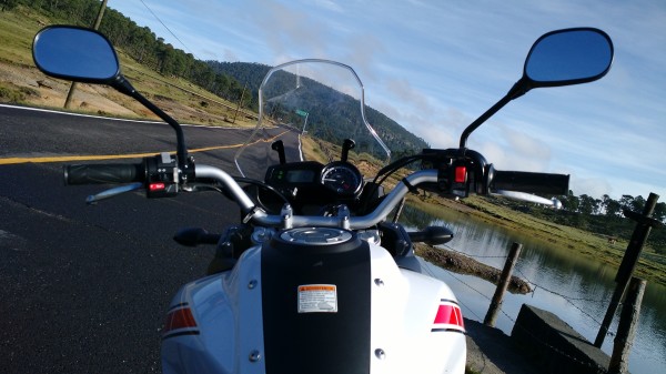 Una de las mejores vistas arriba de una moto