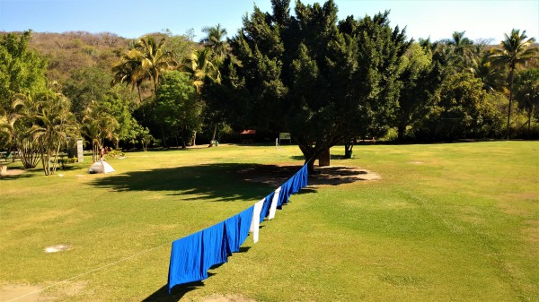 Zona de Campamento, con nuestra ventiúnica casa al fondo.