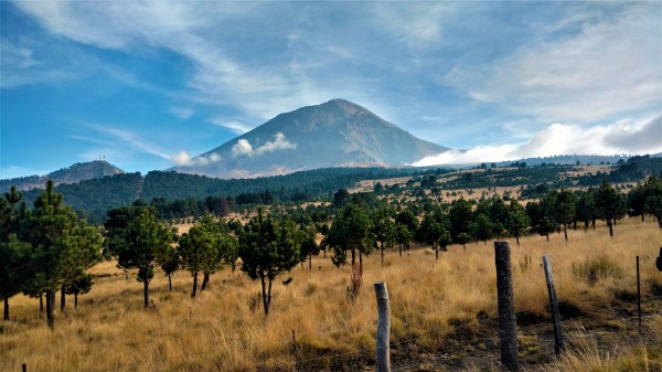 El Popocatépetl en esplendor