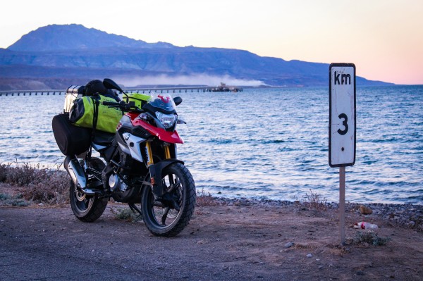 Una BMW G310GS a 3000km de casa